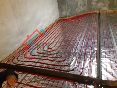 Разметка для укладки теплого пола Rehau Rautherm S